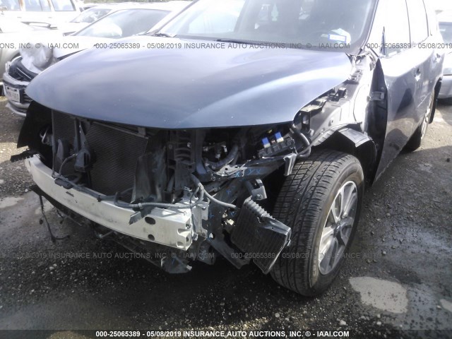 5N1AR2MN3EC706666 - 2014 NISSAN PATHFINDER S/SV/SL/PLATINUM BLUE photo 6