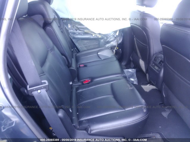 5N1AR2MN3EC706666 - 2014 NISSAN PATHFINDER S/SV/SL/PLATINUM BLUE photo 8