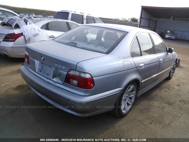 WBADT43442GZ98899 - 2002 BMW 525 I AUTOMATIC SILVER photo 4