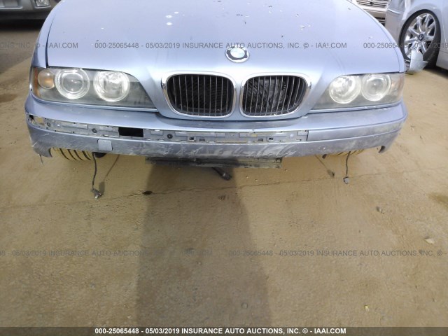 WBADT43442GZ98899 - 2002 BMW 525 I AUTOMATIC SILVER photo 6