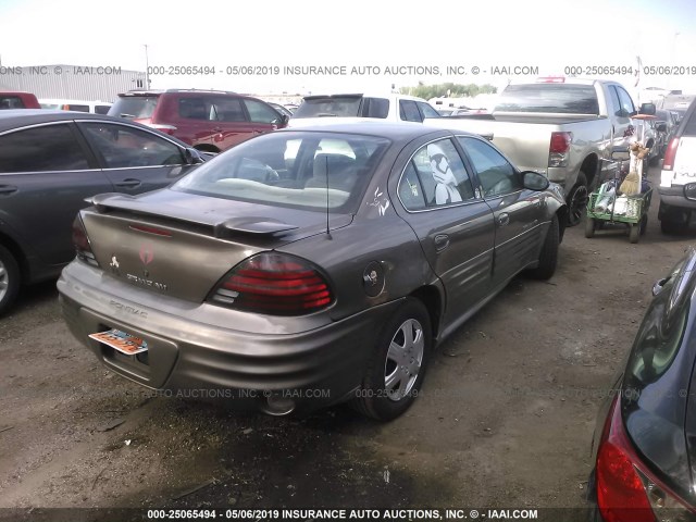 1G2NF52F32C102420 - 2002 PONTIAC GRAND AM SE1 BROWN photo 4