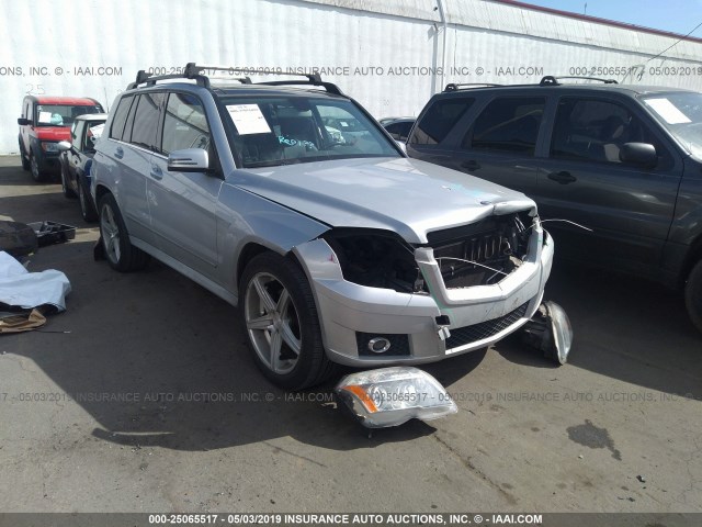 WDCGG8HB1BF623426 - 2011 MERCEDES-BENZ GLK 350 4MATIC SILVER photo 1