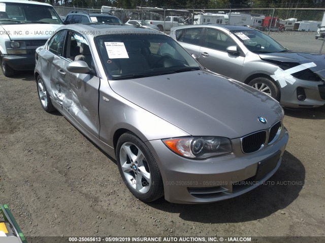 WBAUP93558VF47885 - 2008 BMW 128 I GRAY photo 1