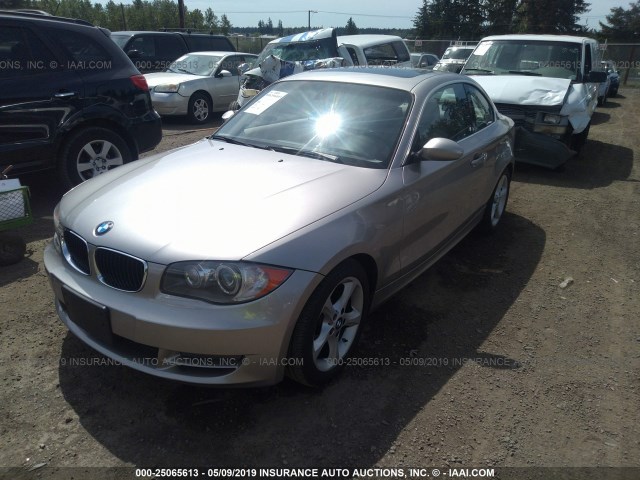 WBAUP93558VF47885 - 2008 BMW 128 I GRAY photo 2