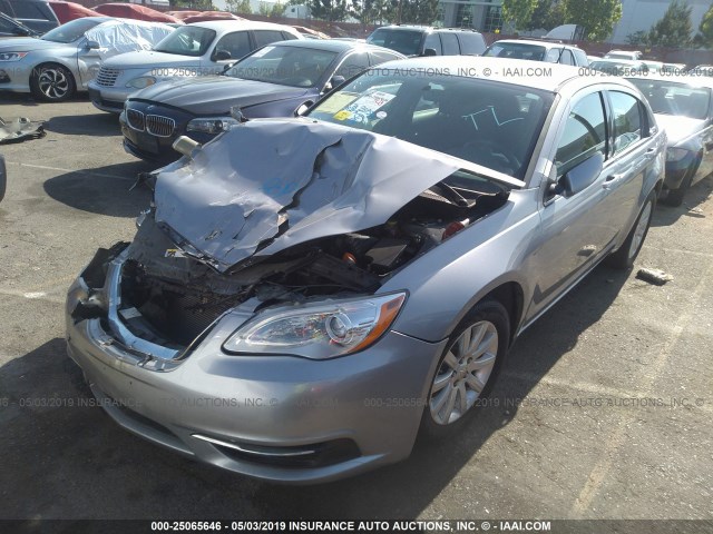 1C3CCBBB8EN107763 - 2014 CHRYSLER 200 TOURING SILVER photo 2