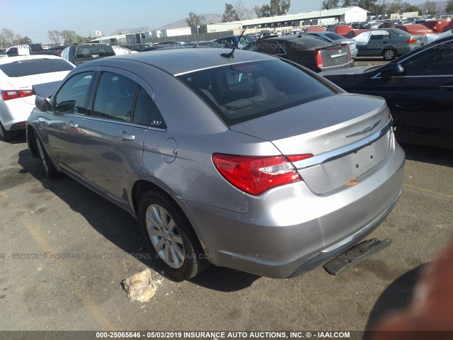 1C3CCBBB8EN107763 - 2014 CHRYSLER 200 TOURING SILVER photo 3