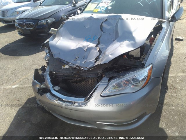 1C3CCBBB8EN107763 - 2014 CHRYSLER 200 TOURING SILVER photo 6