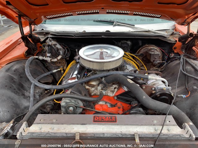 1M47H2S279963 - 1972 CHEVROLET IMPALA ORANGE photo 10