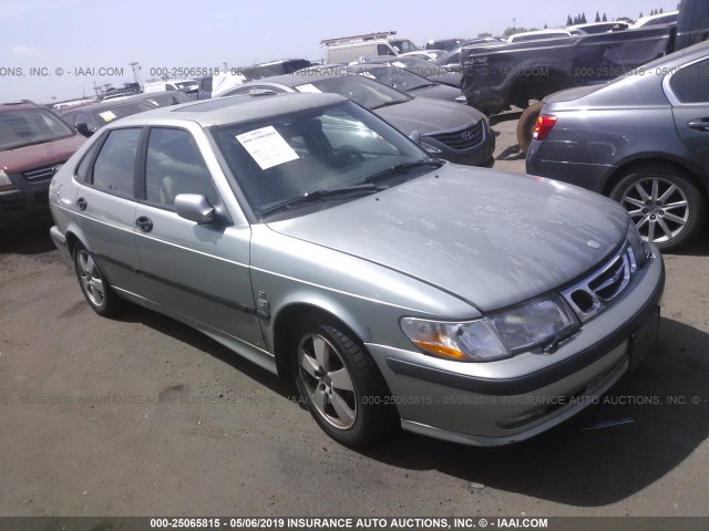 YS3DF58K322023808 - 2002 SAAB 9-3 SE GREEN photo 1