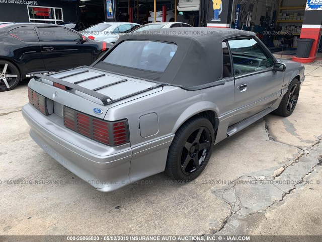 1FACP45EXLF144568 - 1990 FORD MUSTANG GT/COBRA GT SILVER photo 4