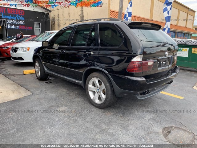 5UXFB53596LV24018 - 2006 BMW X5 4.4I BLACK photo 3