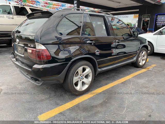 5UXFB53596LV24018 - 2006 BMW X5 BLACK photo 4