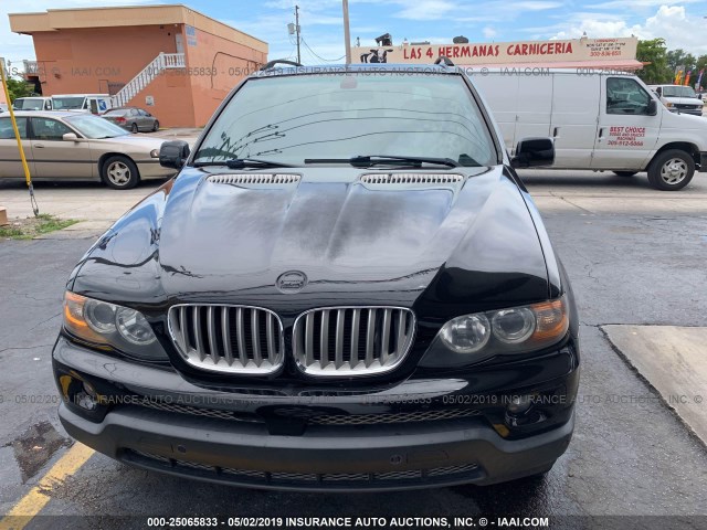 5UXFB53596LV24018 - 2006 BMW X5 BLACK photo 6