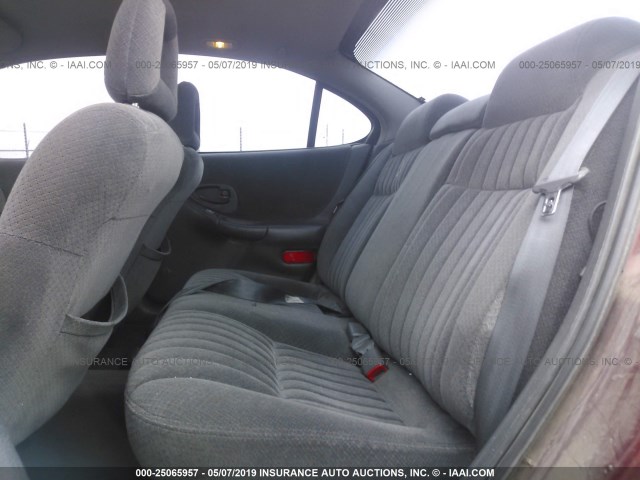1G2WJ52K8YF243989 - 2000 PONTIAC GRAND PRIX SE 栗色 照片 8