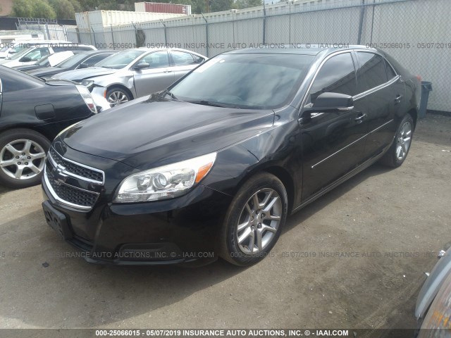 1G11C5SA8DU118187 - 2013 CHEVROLET MALIBU 1LT 黑色 照片 2