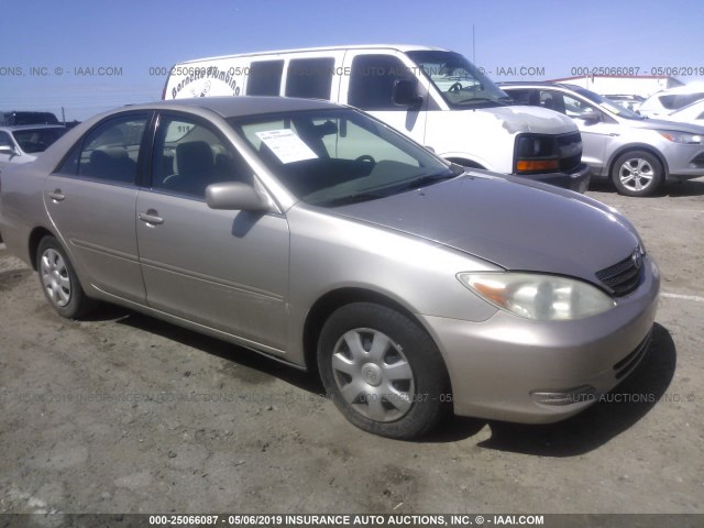 4T1BE32K43U655300 - 2003 TOYOTA CAMRY LE/XLE/SE GOLD photo 1