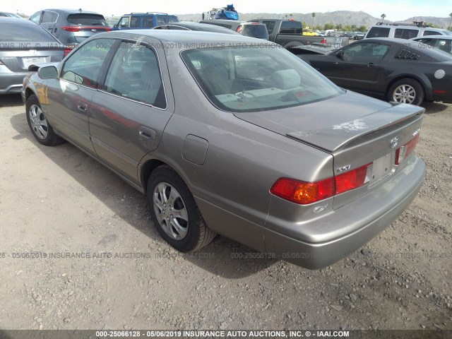 4T1BG22K01U102256 - 2001 TOYOTA CAMRY CE/LE/XLE 灰色 照片 3