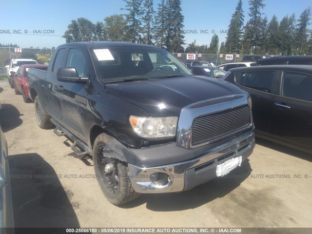 5TFRT54107X006316 - 2007 TOYOTA TUNDRA DOUBLE CAB SR5 BLACK photo 1