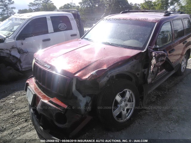 1J4GS48K06C155350 - 2006 JEEP GRAND CHEROKEE LAREDO/COLUMBIA/FREEDOM 红色 照片 6