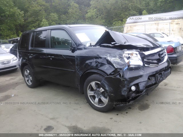 5FNYF4H31FB075162 - 2015 HONDA PILOT SE BLACK photo 1