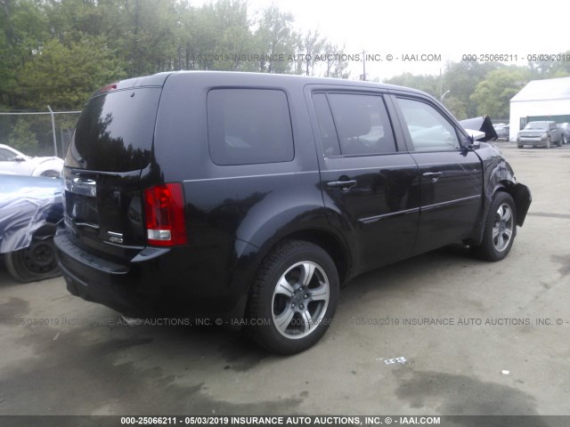 5FNYF4H31FB075162 - 2015 HONDA PILOT SE BLACK photo 4