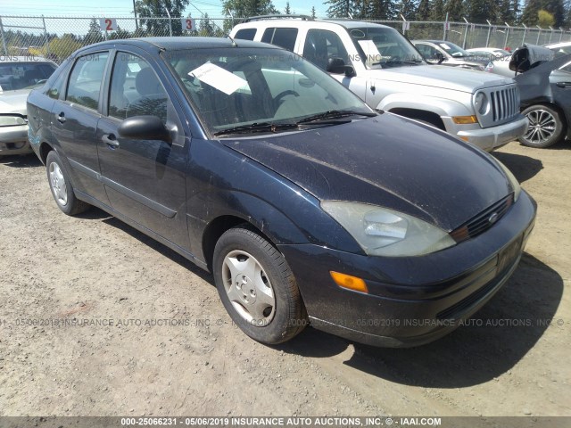 1FAFP33P24W132282 - 2004 FORD FOCUS LX Dark Blue photo 1