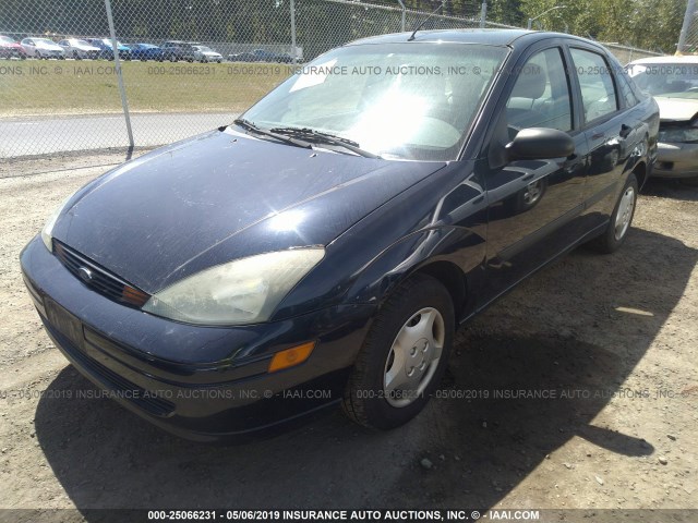 1FAFP33P24W132282 - 2004 FORD FOCUS LX Dark Blue photo 2