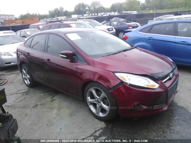 1FADP3F25DL174941 - 2013 FORD FOCUS SE RED photo 1