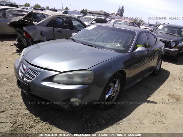 2G2WR524X41231273 - 2004 PONTIAC GRAND PRIX GTP GRAY photo 2