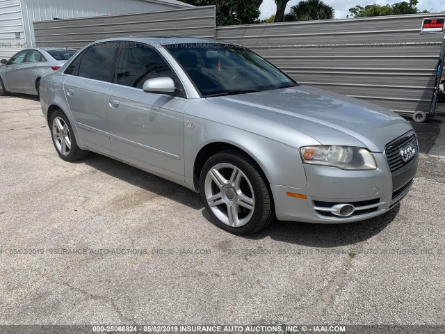 WAUAF78E46A004323 - 2006 AUDI A4 2/TURBO SILVER photo 1