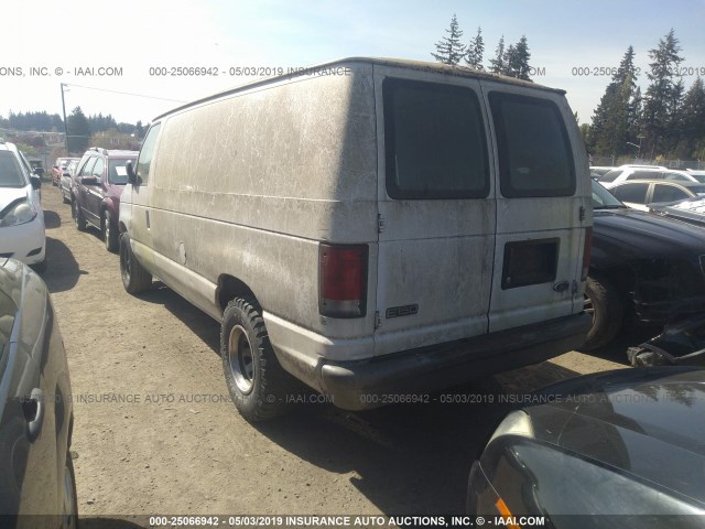 1FTRE1422YHA41091 - 2000 FORD ECONOLINE E150 VAN WHITE photo 3