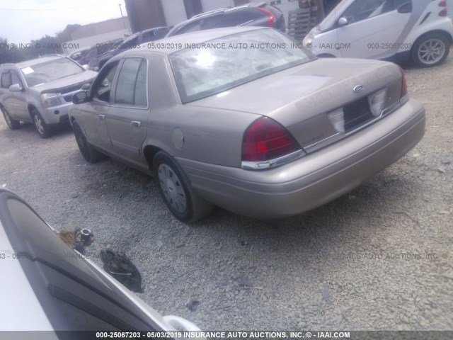 2FAHP71W57X151718 - 2007 FORD CROWN VICTORIA POLICE INTERCEPTOR BEIGE photo 3