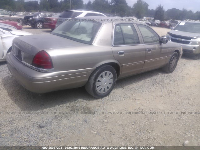 2FAHP71W57X151718 - 2007 FORD CROWN VICTORIA POLICE INTERCEPTOR BEIGE photo 4