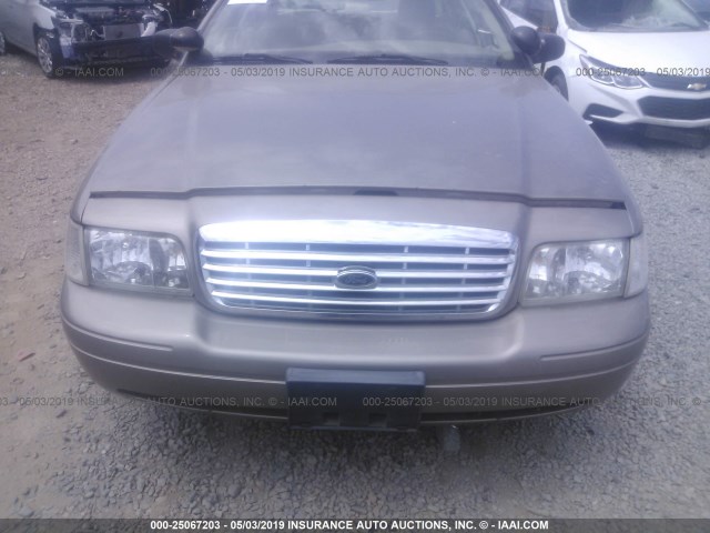 2FAHP71W57X151718 - 2007 FORD CROWN VICTORIA POLICE INTERCEPTOR BEIGE photo 6