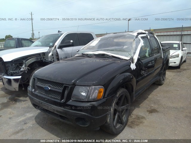 1FMZU67E83UC31818 - 2003 FORD EXPLORER SPORT TR  BLACK photo 2