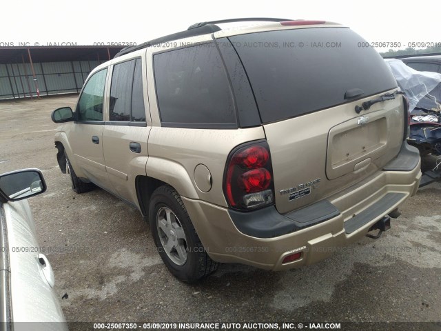 1GNDT13S162105856 - 2006 CHEVROLET TRAILBLAZER LS/LT GOLD photo 3