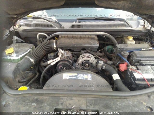 1J8HH48K96C353071 - 2006 JEEP COMMANDER BLACK photo 10