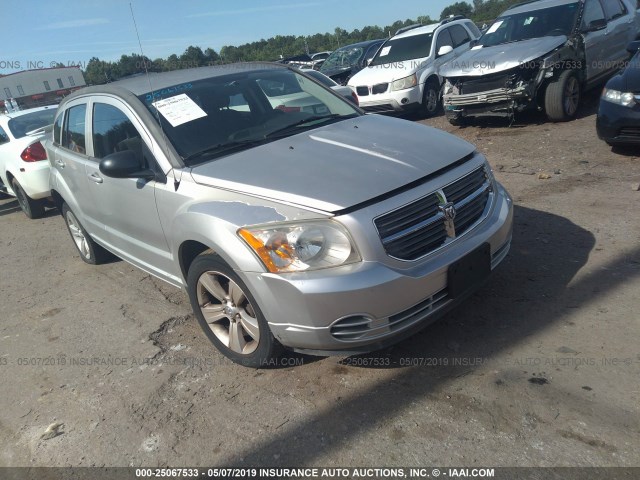 1B3CB4HA9AD650338 - 2010 DODGE CALIBER SXT SILVER photo 1