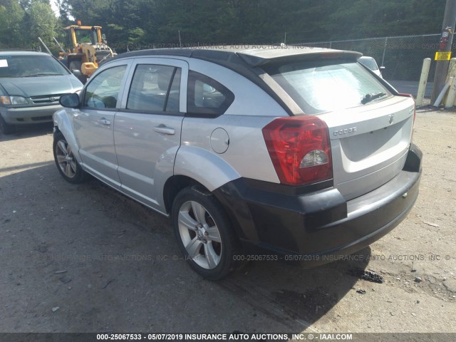 1B3CB4HA9AD650338 - 2010 DODGE CALIBER SXT SILVER photo 3