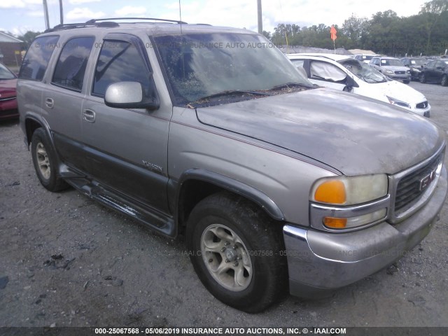 1GKEK13T91J105891 - 2001 GMC YUKON Champagne photo 6