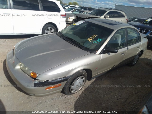 1G8ZH528XYZ224510 - 2000 SATURN SL1 GOLD photo 2