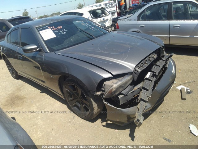 2C3CDXCTXCH178423 - 2012 DODGE CHARGER R/T BLACK photo 1