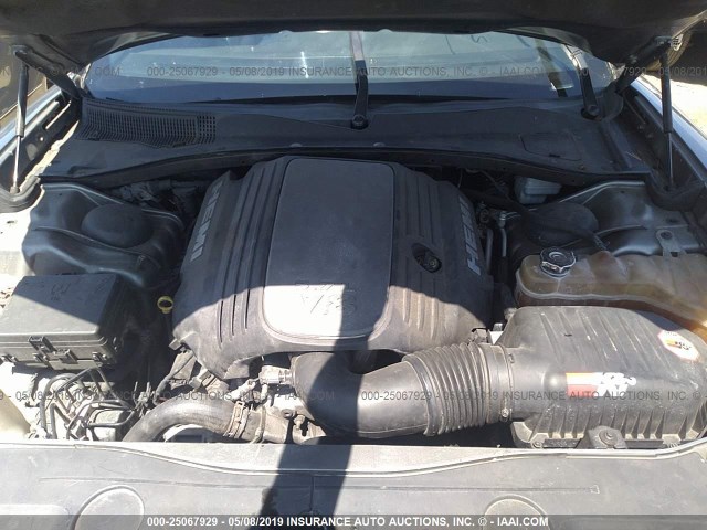 2C3CDXCTXCH178423 - 2012 DODGE CHARGER R/T BLACK photo 10