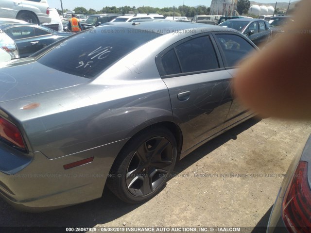 2C3CDXCTXCH178423 - 2012 DODGE CHARGER R/T BLACK photo 4
