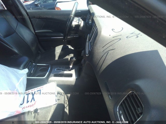 2C3CDXCTXCH178423 - 2012 DODGE CHARGER R/T BLACK photo 5
