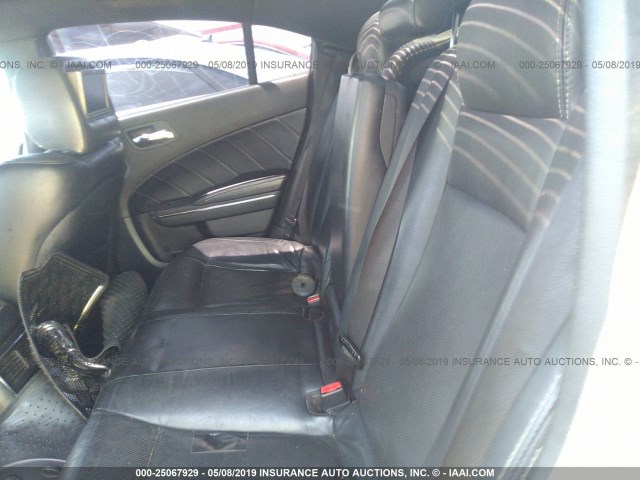 2C3CDXCTXCH178423 - 2012 DODGE CHARGER R/T BLACK photo 8