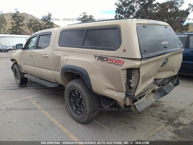 3TMDZ5BN8HM016162 - 2017 TOYOTA TACOMA DBL CAB/SR5/TRD SPORT/OR TAN photo 3