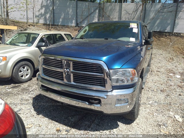 3D7TT2CT2BG608063 - 2011 DODGE RAM 2500 BLUE photo 6