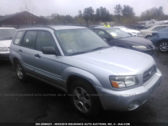 JF1SG65694H748747 - 2004 SUBARU FORESTER 2.5XS SILVER photo 1