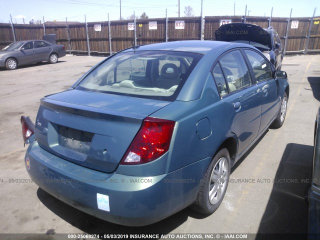 1G8AZ55F57Z177647 - 2007 SATURN ION LEVEL 2 GREEN photo 4